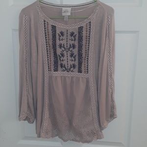 Pale pink tunic